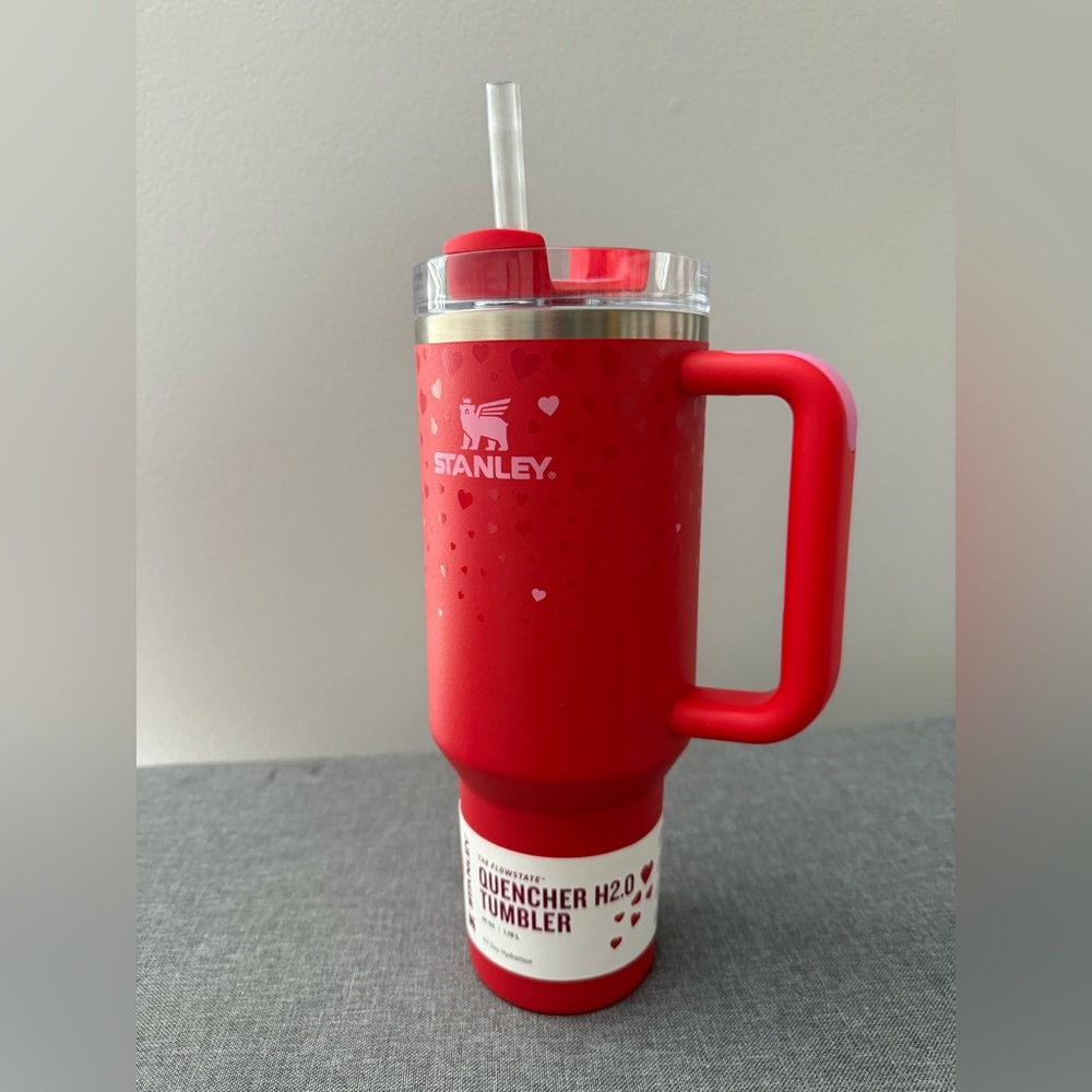 Stanley Valentines Day Heart 40 oz Exclusive Target Ruby Hearts Tumbler
